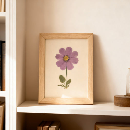 Real Pressed Floral Art - Cosmo