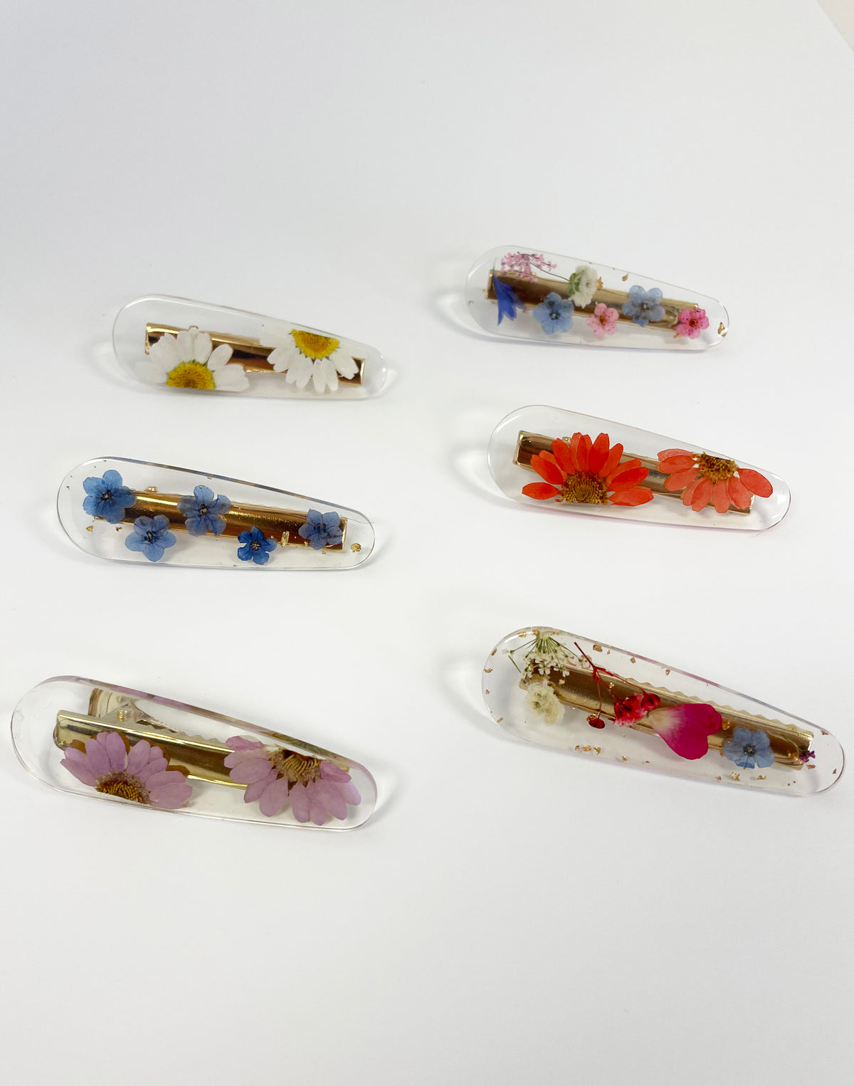 Floral Hair Clips