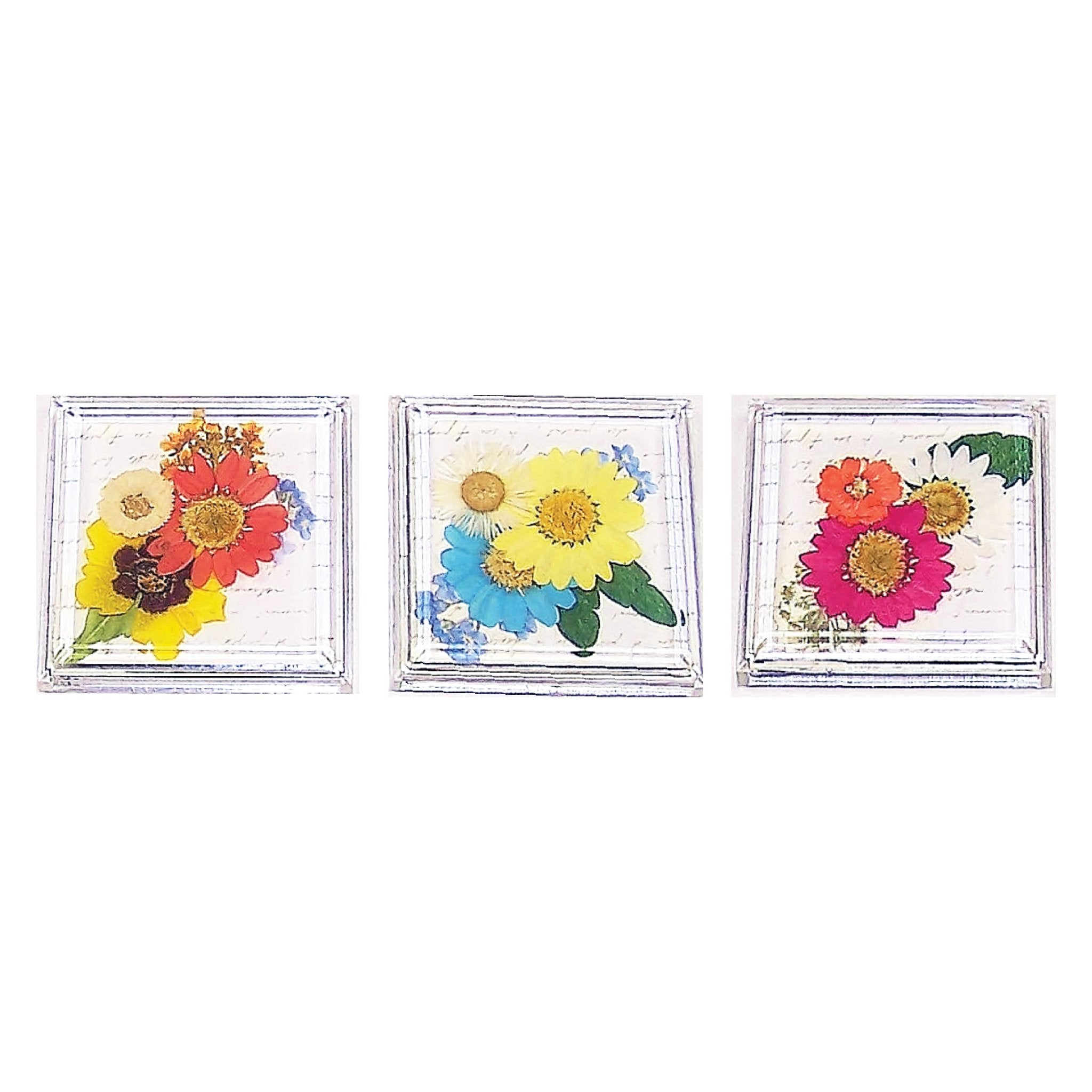 Floral Acrylic Magnets