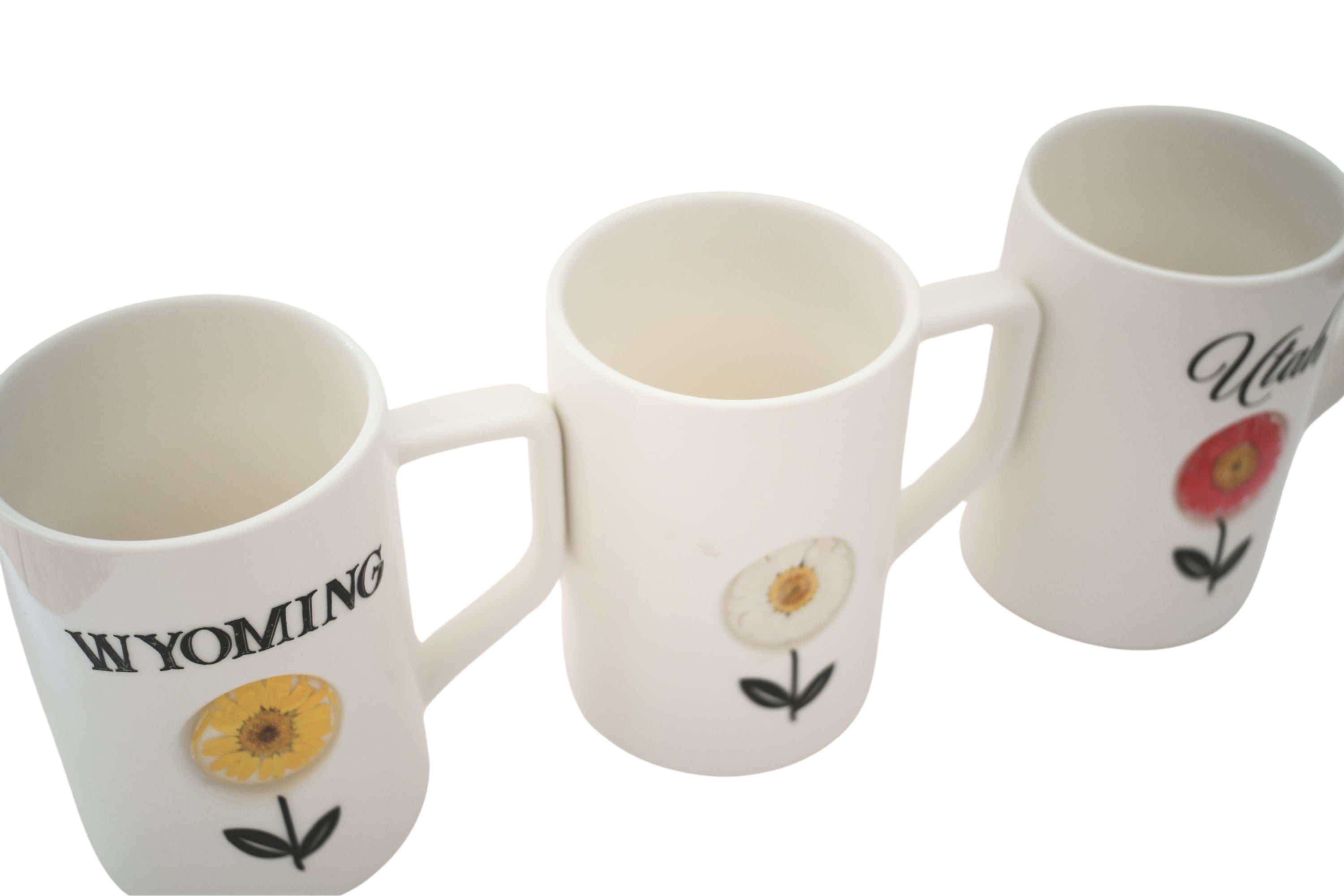 Pressed Flower Mugs