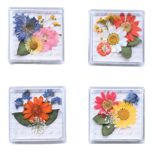 Floral Acrylic Magnets