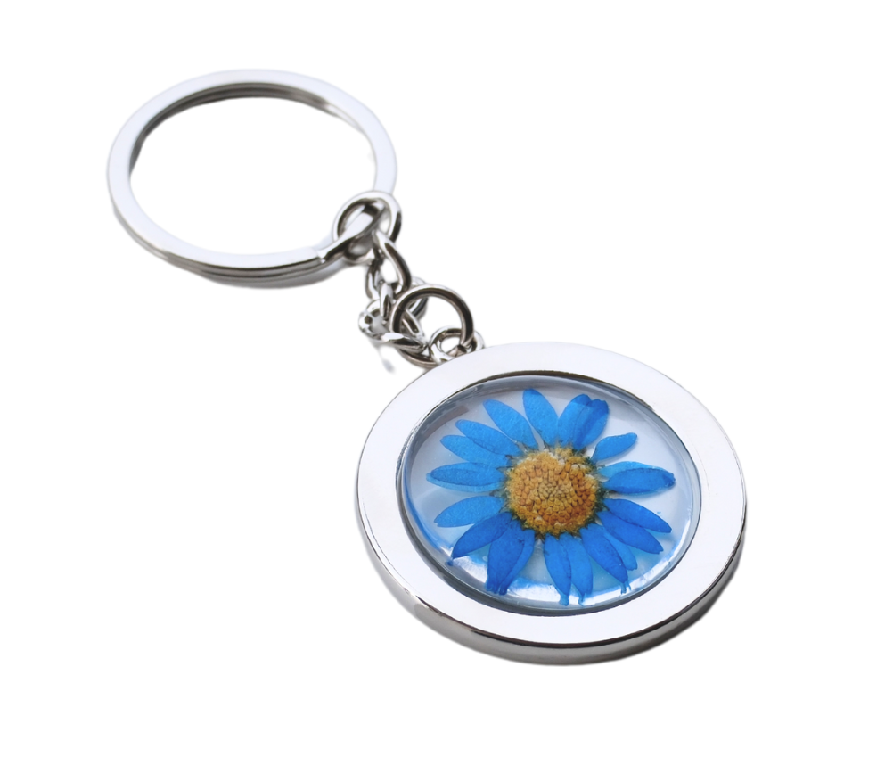 Pressed Flower Keychain - Glass
