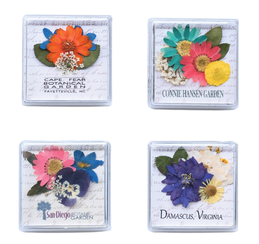 Custom Floral Acrylic Magnets