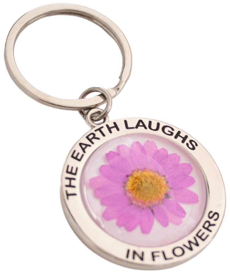 Pressed Flower Keychain - Glass