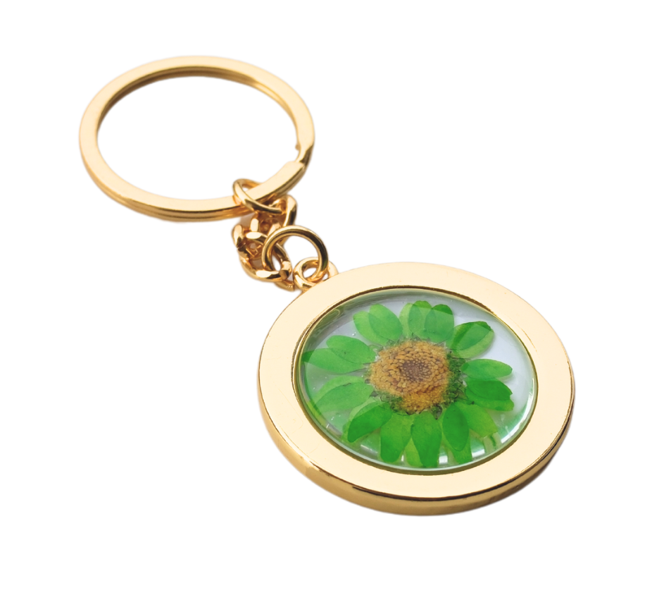 Pressed Flower Keychain - Glass