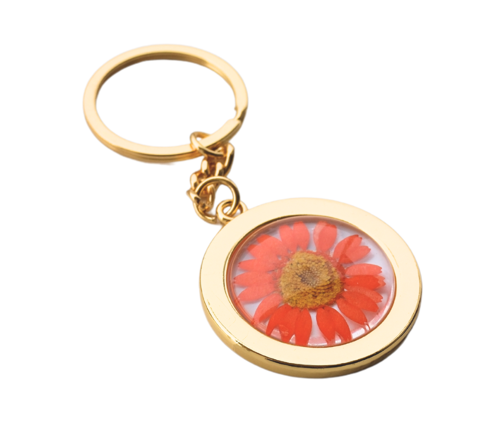 Pressed Flower Keychain - Glass
