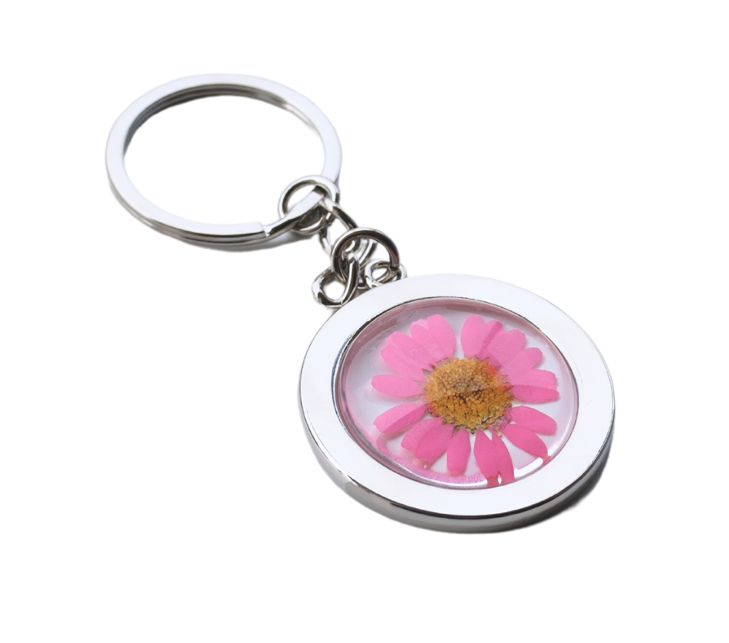 Pressed Flower Keychain - Glass
