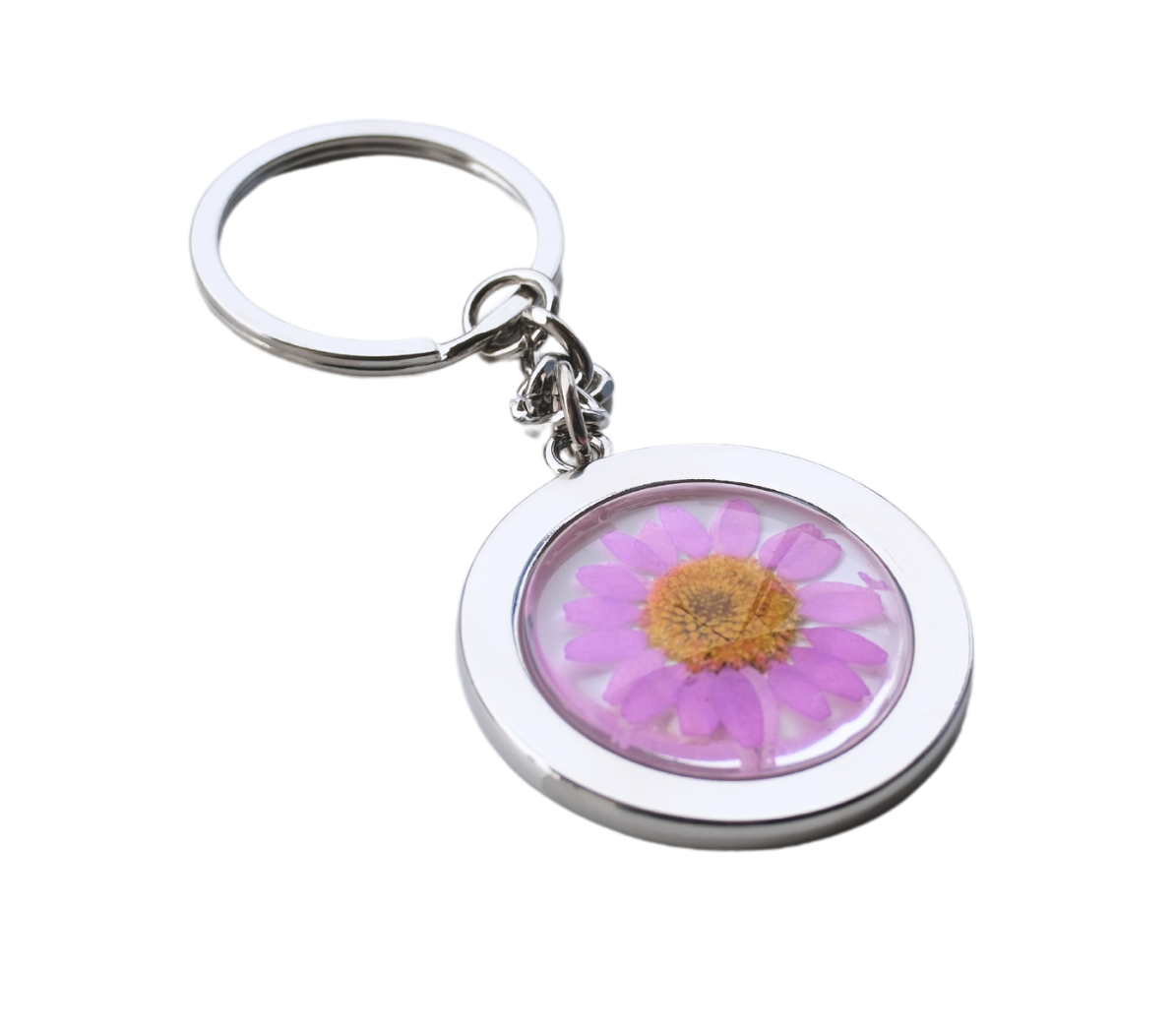 Pressed Flower Keychain - Glass