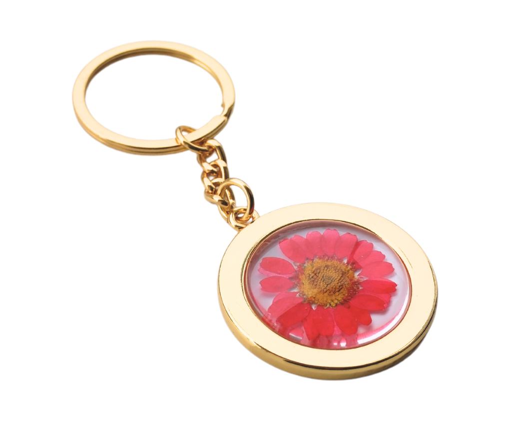 Pressed Flower Keychain - Glass