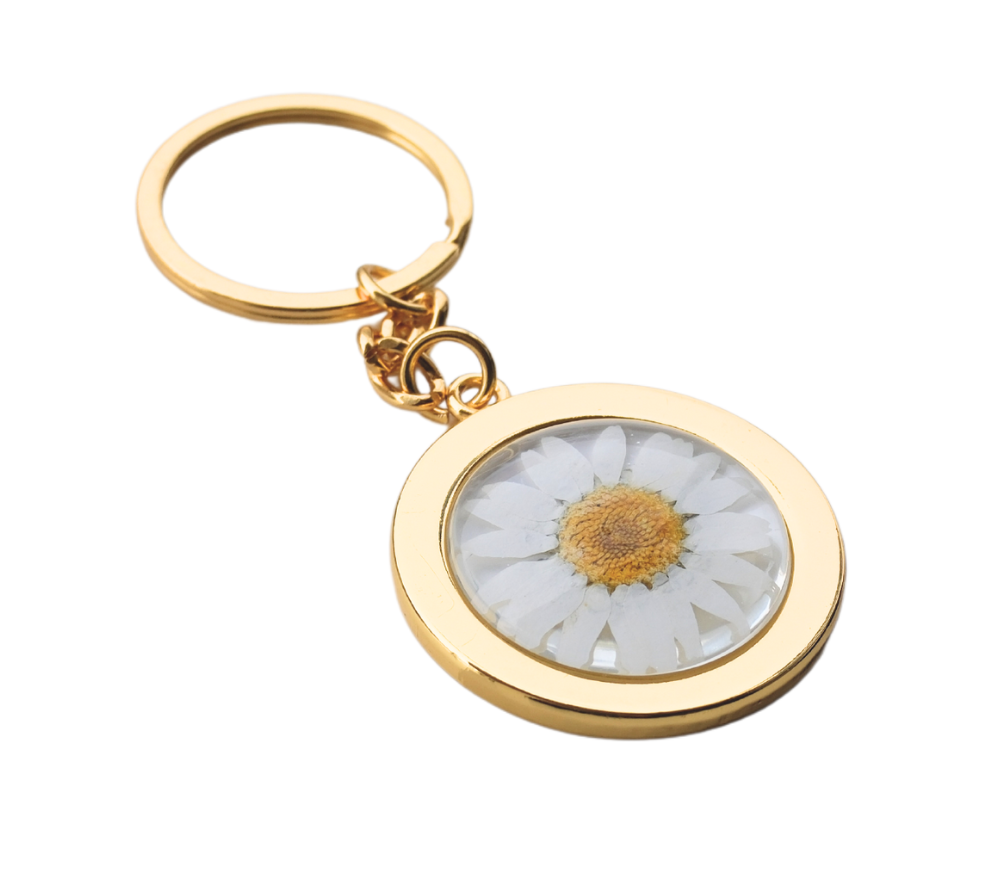 Pressed Flower Keychain - Glass