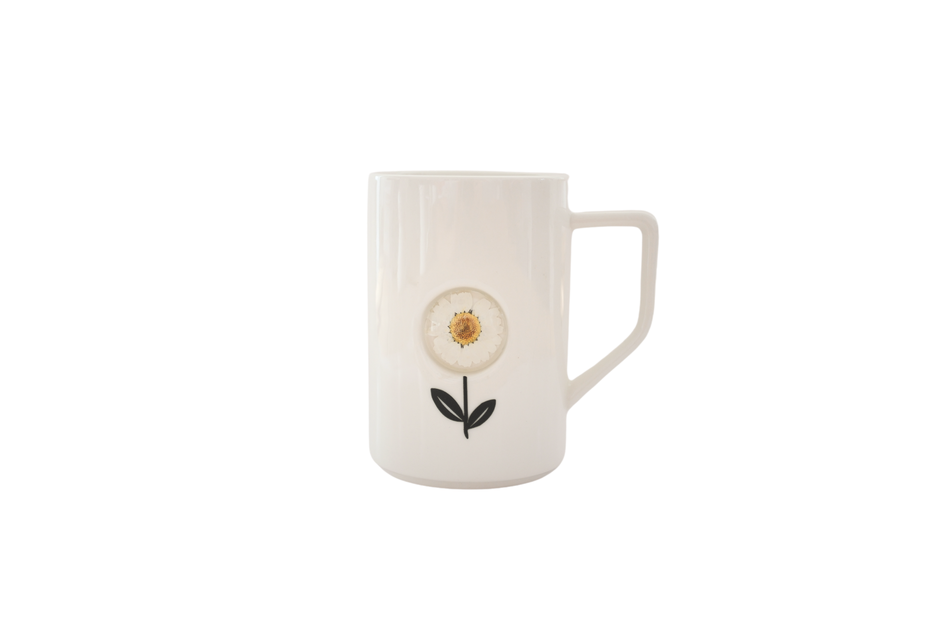 Pressed Flower Mugs