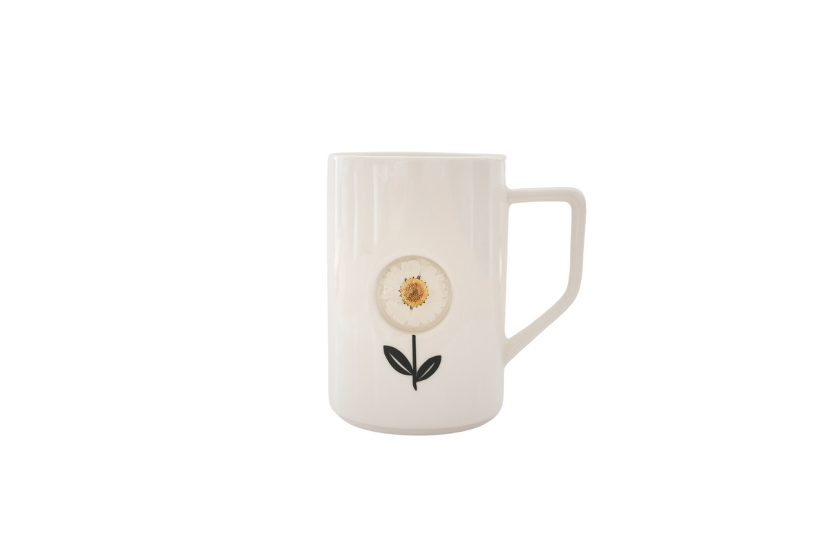 Real Pressed Flower Mugs