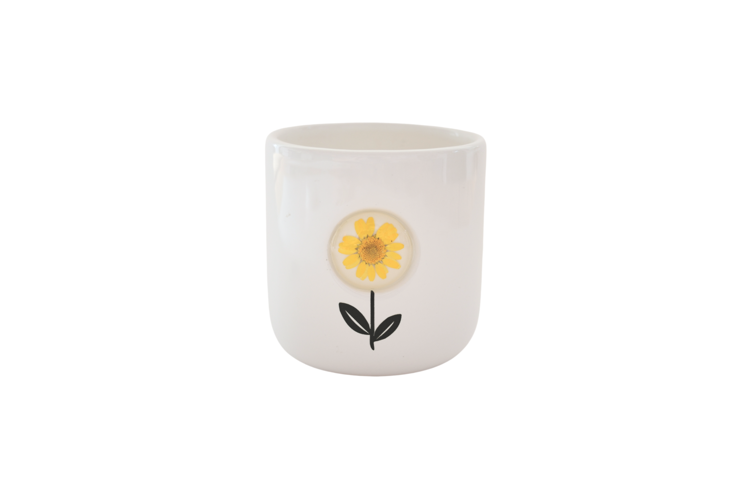 Pressed Flower Candles