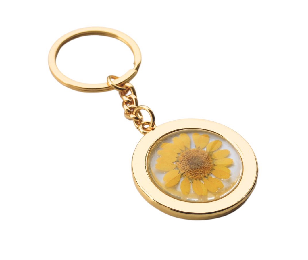 Pressed Flower Keychain - Glass