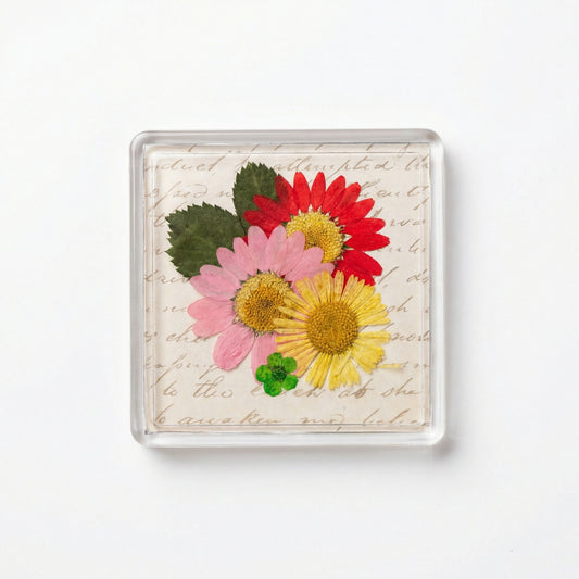 Custom Floral Acrylic Magnets