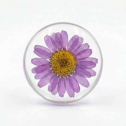 Real Flower Magnet - Glass Magnet