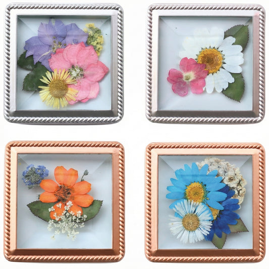Metal Beveled Glass Magnets