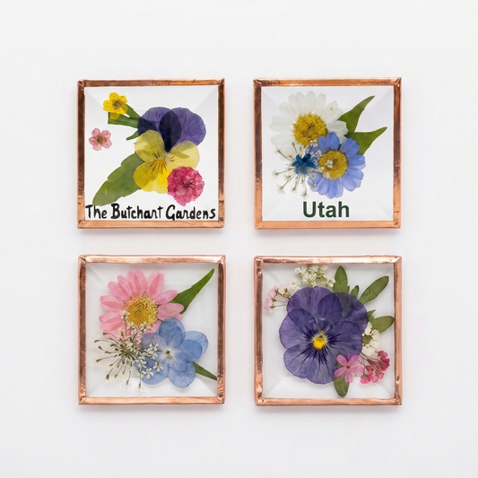Custom Beveled Glass Magnets