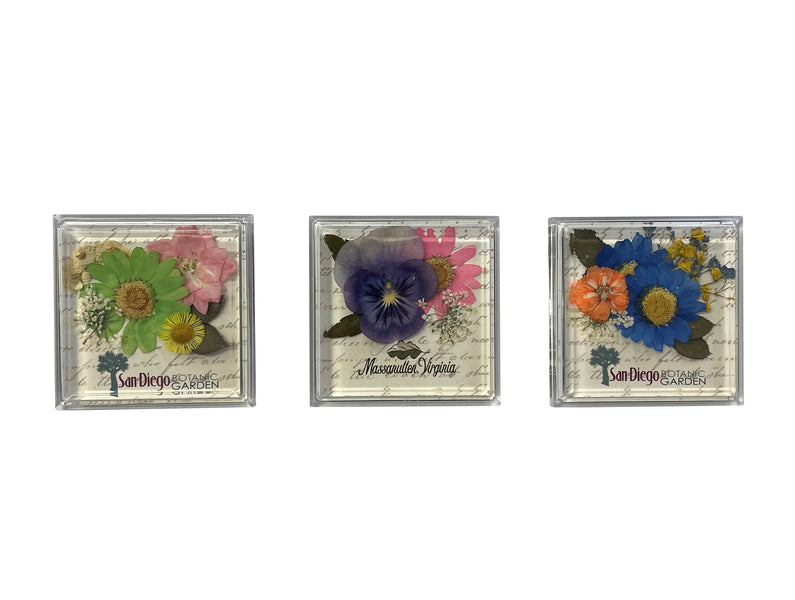 Custom Floral Acrylic Magnets